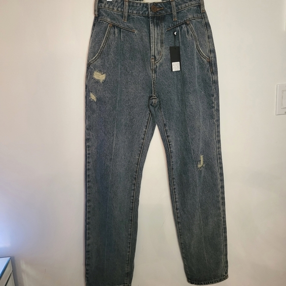 NWT One Teaspoon Streetwalker Memphis High-waist Jeans Ladies S26 - Picture 2 of 11